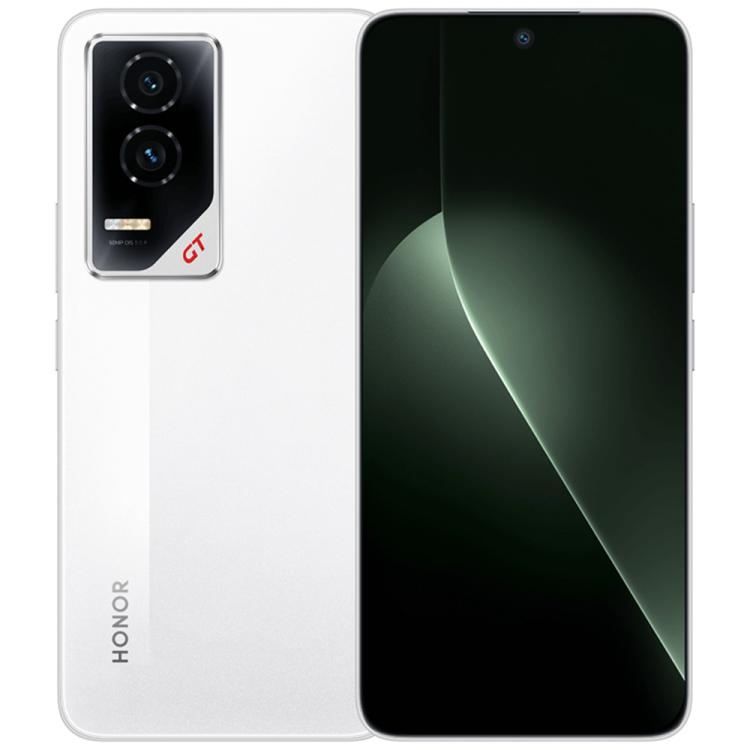 Honor GT, 12GB+512GB, In-screen Fingerprint, 6.7 inch MagicOS 9.0 Android 15.0 Snapdragon 8 Gen 3 Octa Core, Network: 5G, OTG, NFC (White) - free shipping - PMc TechLife - Order now!