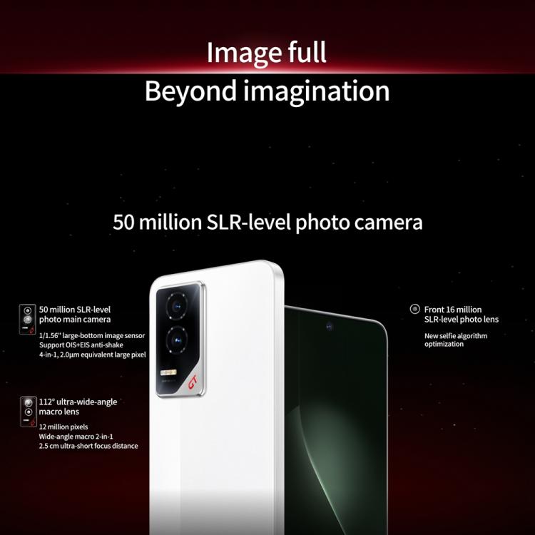 Honor GT, 16GB+256GB, In-screen Fingerprint, 6.7 inch MagicOS 9.0 Android 15.0 Snapdragon 8 Gen 3 Octa Core, Network: 5G, OTG, NFC (White) - free shipping - PMc TechLife - Order now!