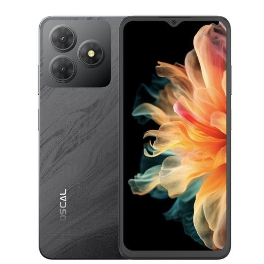 Blackview Oscal FLAT 2, 4GB+256GB, 6.6 inch Doke OS 4.0 Android 14 Unisoc T606 Octa Core, Network: 4G (Phantom Black) - Blackview by Blackview | Online Shopping South Africa | PMC Jewellery | Buy Now Pay Later Mobicred