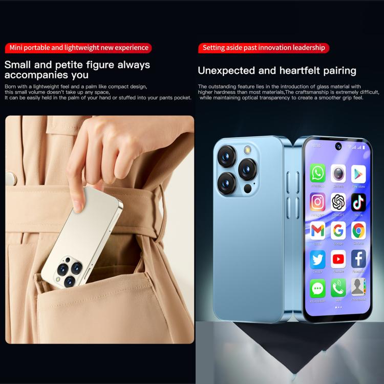 SOYES XS19 Pro, 3GB+32GB, 3.8 inch Android 12.0 MTK6762 Quad Core, Network: 4G, Dual SIM, GPS, OTG, Support Google Play Store (Beige) - free shipping - PMc TechLife - Order now!