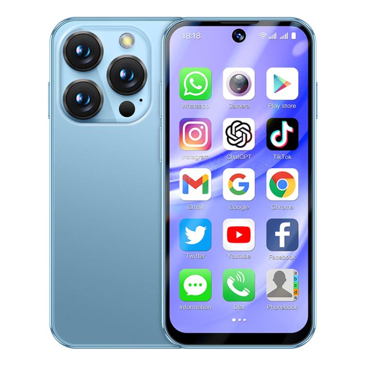 SOYES XS19 Pro, 4GB+64GB, 3.8 inch Android 12.0 MTK6762 Quad Core, Network: 4G, Dual SIM, GPS, OTG, Support Google Play Store (Blue) - free shipping - PMc TechLife - Order now!