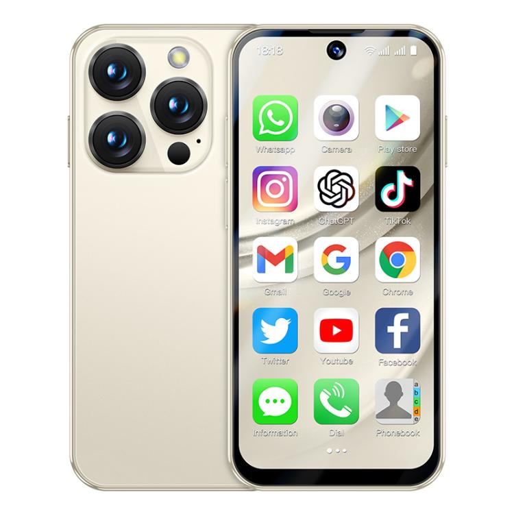 SOYES XS19 Pro, 4GB+64GB, 3.8 inch Android 12.0 MTK6762 Quad Core, Network: 4G, Dual SIM, GPS, OTG, Support Google Play Store (Beige) - free shipping - PMc TechLife - Order now!