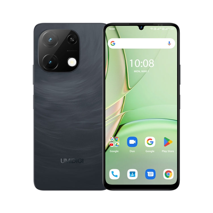 [HK Warehouse] UMIDIGI G9T, 4GB+128GB, Face ID & Side Fingerprint Identification, 6.75 inch Android 14 UNISOC T606 Octa Core, Network: 4G (Black) - UMIDIGI by UMIDIGI | Online Shopping South Africa | PMC Jewellery | Buy Now Pay Later Mobicred