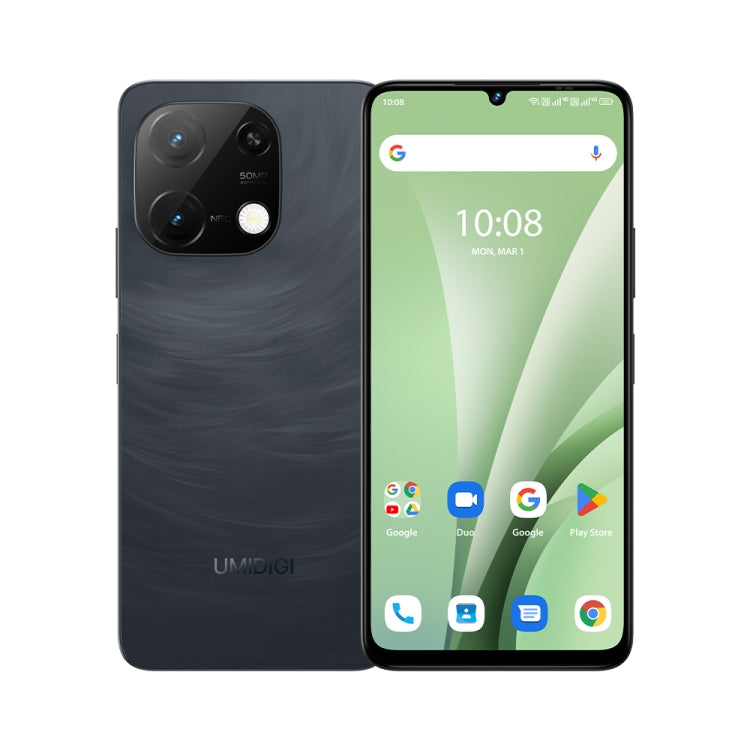 [HK Warehouse] UMIDIGI G9C, 6GB+128GB, Face ID & Side Fingerprint Identification, 6.75 inch Android 14 MediaTek Helio G36 Octa Core, Network: 4G (Black) - UMIDIGI by UMIDIGI | Online Shopping South Africa | PMC Jewellery | Buy Now Pay Later Mobicred