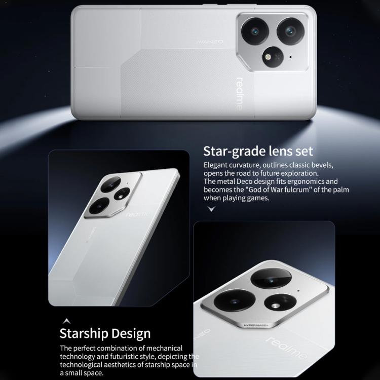 Realme Neo7, 16GB+512GB, 6.78 inch Android 15 / Realme UI 6.0 MediaTek Dimensity 9300+ Octa Core, NFC, Network: 5G, Support Google Play (White) - free shipping - PMc TechLife - Order now!