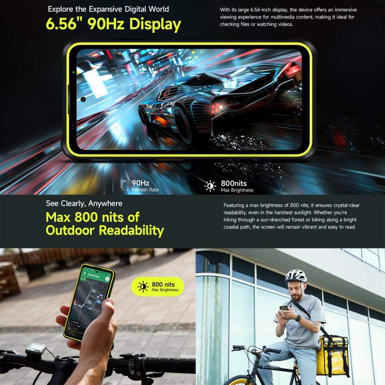 Ulefone Armor X31, 6GB+128GB, Night Vision, IP68/IP69K Rugged Phone, 6.56 inch Android 14 MediaTek Helio G91 Octa Core, Network: 4G, NFC, OTG (Orange) - free shipping - PMC TechLife - Order now!