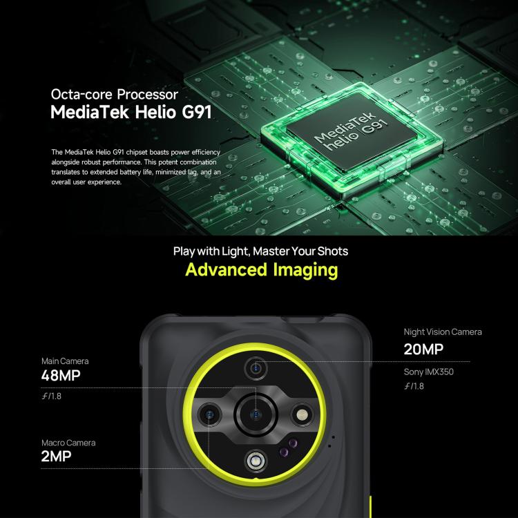 Ulefone Armor X31, 6GB+128GB, Night Vision, IP68/IP69K Rugged Phone, 6.56 inch Android 14 MediaTek Helio G91 Octa Core, Network: 4G, NFC, OTG (Orange) - free shipping - PMC TechLife - Order now!