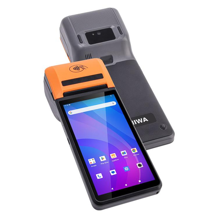 UNIWA V4P 2D QR Code Scanning Edition, 6 inch NFC Android 13 Smart Handheld POS Phone with Thermal Printer, 3GB+16GB, Unisoc SC9863a Octa Core, Network: 4G (Black) - free shipping - PMc TechLife - Order now!
