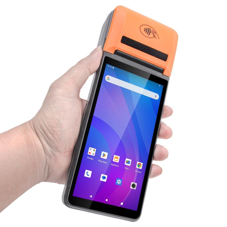 UNIWA V4P 2D QR Code Scanning Edition, 6 inch NFC Android 13 Smart Handheld POS Phone with Thermal Printer, 3GB+16GB, Unisoc SC9863a Octa Core, Network: 4G (Black) - free shipping - PMc TechLife - Order now!