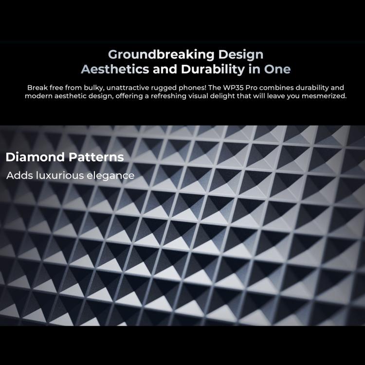 Oukitel WP35 Pro 5G Rugged Phone, 12GB+512GB, 6.6 inch Android 14 MediaTek Dimensity 6300 Octa Core, NFC, OTG, Network: 5G (Grey) - free shipping - PMc TechLife - Order now!