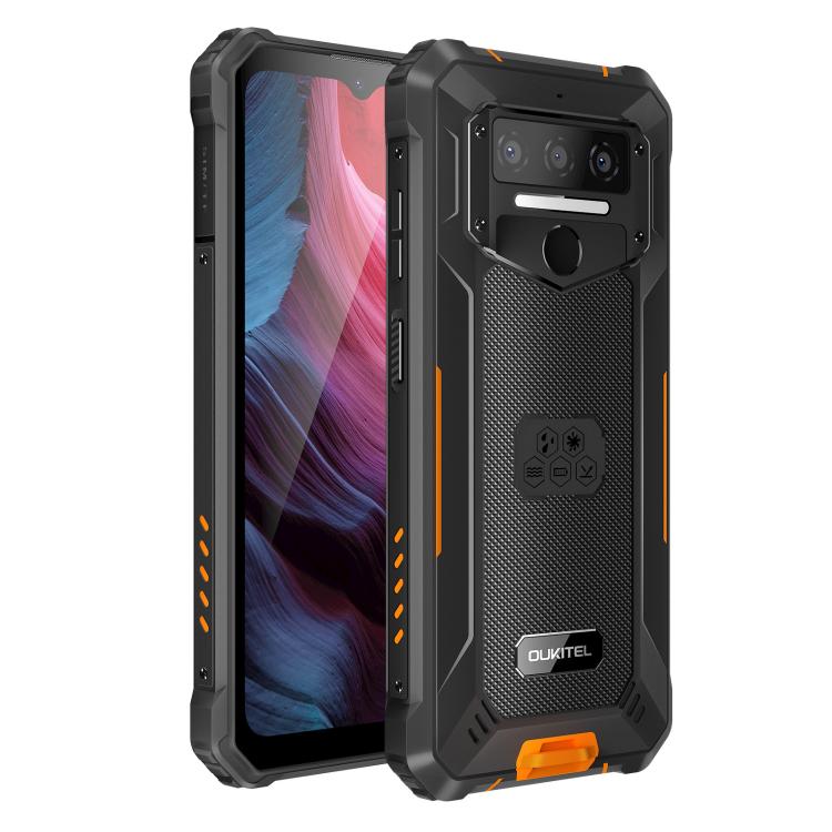 Oukitel WP23 Plus Rugged Phone, 8GB+256GB, 6.52 inch Android 14.0Unisoc T606 Octa-core, NFC, OTG, Network: 4G (Orange) - free shipping - PMc TechLife - Order now!