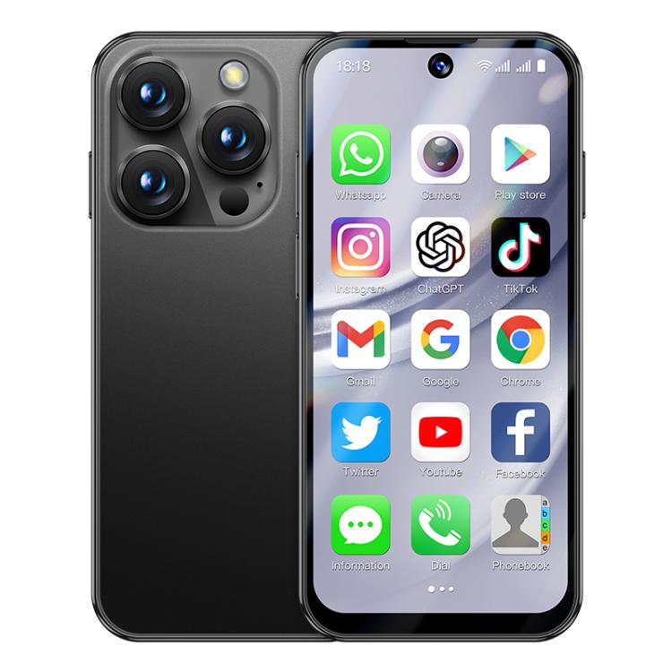 SOYES XS19 Pro, 6GB+128GB, 3.8 inch Android 12.0 MTK6762 Quad Core, Network: 4G, Dual SIM, GPS, OTG, Support Google Play Store (Black) - free shipping - PMc TechLife - Order now!