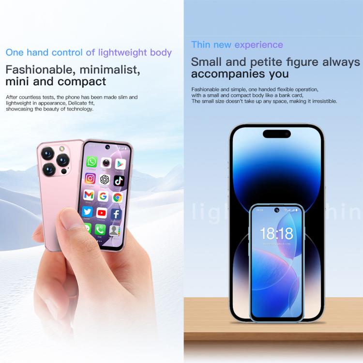 SOYES XS19, 2GB+16GB, 3.88 inch Android 10.0 MTK6580 Quad Core, Network: 3G, Dual SIM (Pink) - free shipping - PMc TechLife - Order now!