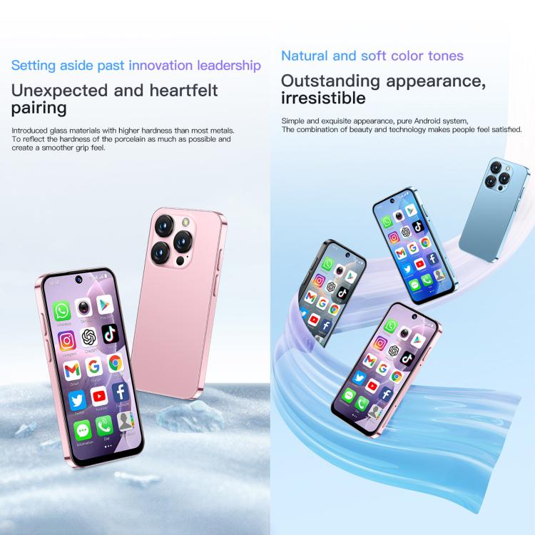 SOYES XS19, 2GB+16GB, 3.88 inch Android 10.0 MTK6580 Quad Core, Network: 3G, Dual SIM (Pink) - free shipping - PMc TechLife - Order now!