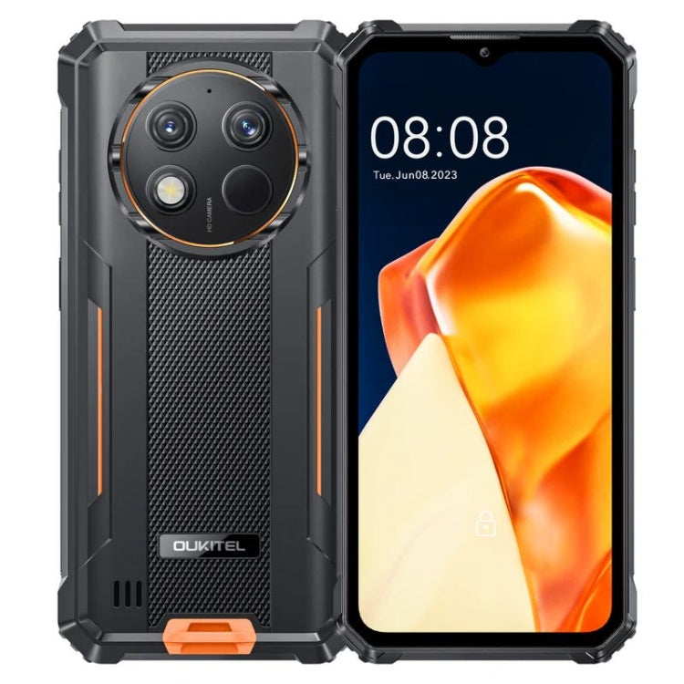 Oukitel G1 Rugged Phone, 6GB+256GB, Fingerprint Identification, 6.52 inch Android 14 T606 Octa Core, NFC, OTG, Network: 4G (Orange) - free shipping - PMC Jewellery - Order now!
