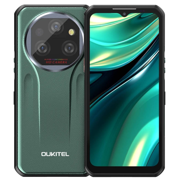 Oukitel WP39 5G Rugged Phone, 6GB+256GB, Night Vision, Fingerprint Identification, 6.6 inch MediaTek Dimensity 6100+ Octa Core, NFC, OTG, Network: 5G (Green) - free shipping - PMC Jewellery - Order now!