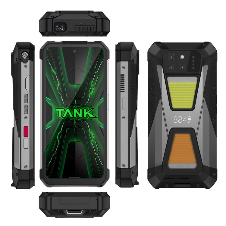 [HK Warehouse] Unihertz 8849 Tank 3S Night Vision Projector Rugged Phone, 12GB+256GB, 6.79 inch Android 14 Dimensity 8200 Octa Core, Network: 5G (Black) - Other by Unihertz | Online Shopping South Africa | PMC Jewellery | Buy Now Pay Later Mobicred