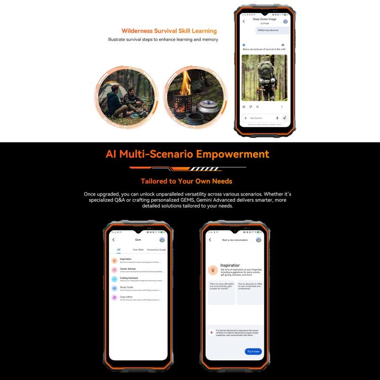 Blackview Oscal Marine 2, 4GB+64GB, 6.56 inch Android 15 Unisoc UMS9230E T615 Octa Core, Network: 4G, OTG, NFC (Black) - free shipping - PMC TechLife - Order now!