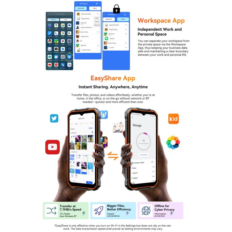 Blackview Oscal Marine 2, 4GB+64GB, 6.56 inch Android 15 Unisoc UMS9230E T615 Octa Core, Network: 4G, OTG, NFC (Black) - free shipping - PMC TechLife - Order now!