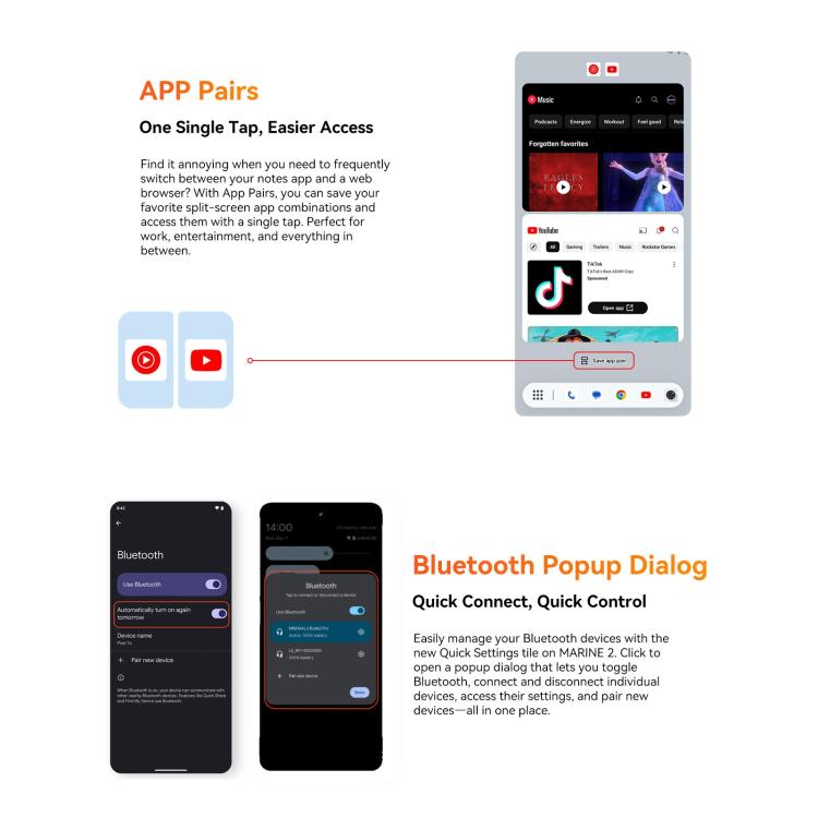 Blackview Oscal Marine 2, 4GB+64GB, 6.56 inch Android 15 Unisoc UMS9230E T615 Octa Core, Network: 4G, OTG, NFC (Black) - free shipping - PMC TechLife - Order now!