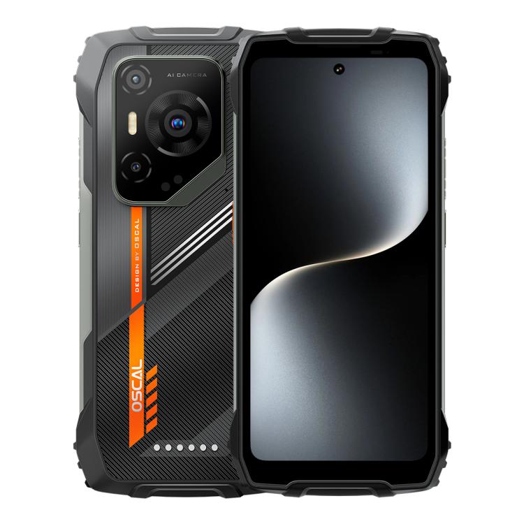 Blackview Oscal Pilot 3 5G Rugged Phone, 12GB+256GB, Night Vision Camera, 6.78 inch Android 15 MediaTek Dimensity 6300 Octa Core, Network: 5G, OTG, NFC (Black) - free shipping - PMC TechLife - Order now!