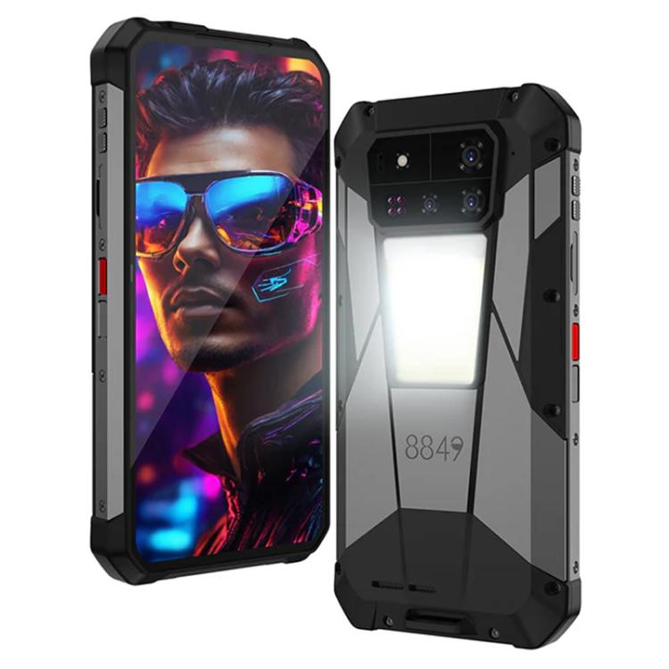 Unihertz Tank 4 Pro Projector Rugged Phone, 18GB+1TB, Night Vision, 6.73 inch Android 14 Dimensity 8300 Octa Core, Network: 5G, NFC (Black) - free shipping - PMC TechLife - Order now!