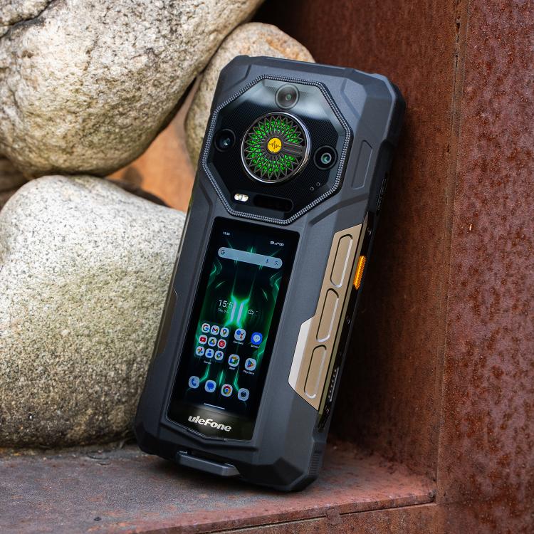 Ulefone Armor 33 Pro Rugged Phone, 16GB+512GB, Night Vision, 6.95 inch + 3.4 inch Dual Screen Android 14 MediaTek Dimensity 7300X Octa Core, Network: 5G, OTG, NFC (Black) - free shipping - PMC TechLife - Order now!