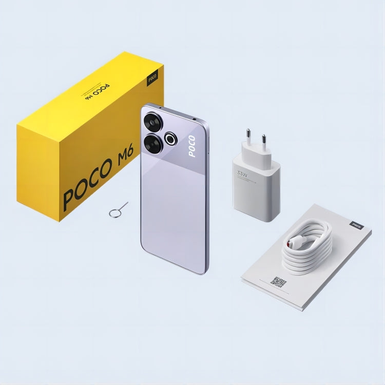 [HK Warehouse] Xiaomi POCO M6 Global, 8GB+256GB, Side Fingerprint, 6.79 inch Xiaomi HyperOS MediaTek Helio G91-Ultra Octa Core 2.0GHz, NFC, Network: 4G (Black) - Xiaomi MI by Xiaomi | Online Shopping South Africa | PMC Jewellery | Buy Now Pay Later Mobicred