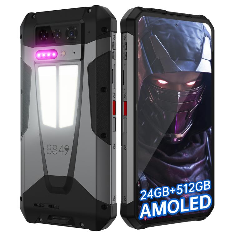 Unihertz 8849 Tank 4 Night Vision Projector Rugged Phone, 12GB+512GB, 6.78 inch Android 14 Dimensity 7300 MT6878 Octa Core, Network: 5G, NFC (Black) - free shipping - PMC TechLife - Order now!