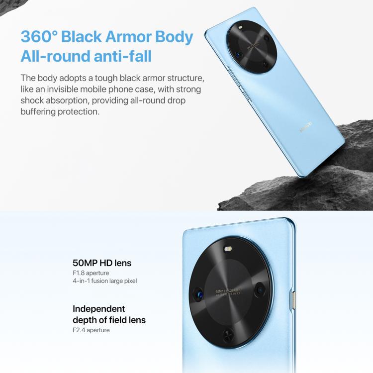 HUAWEI Enjoy 70X Vitality Edition, 8GB+256GB, Screen Fingerprint Identification, 6.78 inch HarmonyOS 4.2 Octa Core, OTG, Not Support Google Play (Blue) - free shipping - PMc TechLife - Order now!