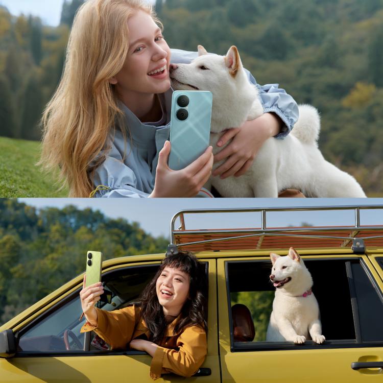 HUAWEI Enjoy 80, 8GB+128GB, Side Fingerprint, 6.67 inch HarmonyOS 4.0, OTG, Not Support Google Play (White) - free shipping - PMc TechLife - Order now!