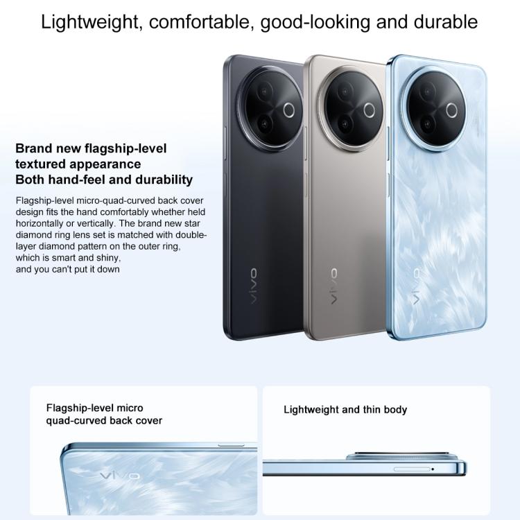vivo Y300i, 12GB+512GB, Face ID / Side Fingerprint, 6.68 inch Android 15 OriginOS 5 Snapdragon 4 Gen 2 Octa Core, OTG, NFC, Network: 5G (Black) - free shipping - PMc TechLife - Order now!