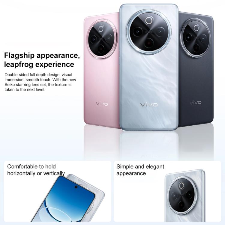 vivo Y300 Pro+, 12GB+512GB, Face ID / Screen Fingerprint, 6.77 inch Android 15 OriginOS 5 Snapdragon 7s Gen 3 Octa Core, OTG, NFC, Network: 5G (Pink) - free shipping - PMc TechLife - Order now!