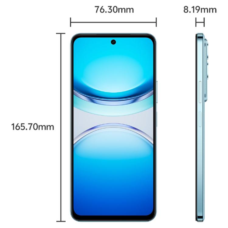 vivo Y300t, 8GB+128GB, Face ID / Side Fingerprint,  6.72 inch Android 15 OriginOS 5 Dimensity 7300 Octa Core, OTG, NFC, Network: 5G (Aqua Blue) - free shipping - PMc TechLife - Order now!