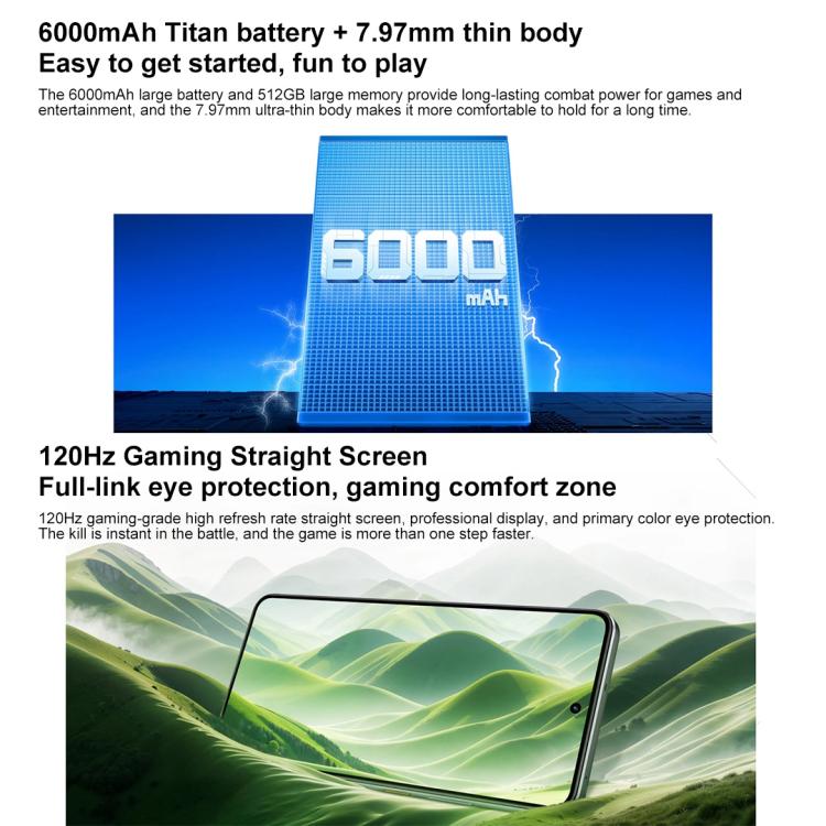 Realme 14, 16GB+256GB, Screen Fingerprint Identification, 6.67 inch Realme UI 6.0 Snapdragon 6 Gen 4 Octa Core, NFC, Network: 5G (Silver) - free shipping - PMc TechLife - Order now!