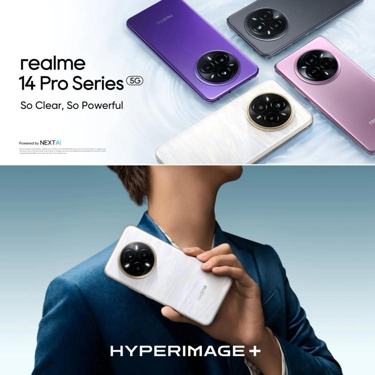 Realme 14 Pro+, 12GB+512GB, Screen Fingerprint Identification, 6.83 inch Realme UI 6.0 Snapdragon 7s Gen 3 Octa Core, NFC, Network: 5G (Grey) - free shipping - PMc TechLife - Order now!