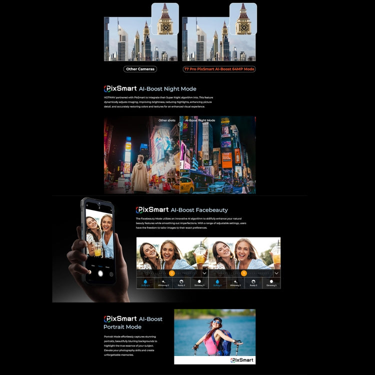 HOTWAV T7 Pro Rugged Phone, 6GB+256GB, 6280mAh, 6.6 inch Android 13 MT8788 Octa Core, Network: 4G, OTG (Orange) - free shipping - PMC TechLife - Order now!