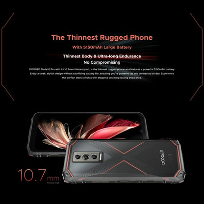 [HK Warehouse] DOOGEE Blade 10 Pro, 6GB+256GB, 6.56 inch Android 14 Spreadtrum T606 Octa Core, Network: 4G, OTG, NFC (Black Red) - DOOGEE by DOOGEE | Online Shopping South Africa | PMC Jewellery | Buy Now Pay Later Mobicred