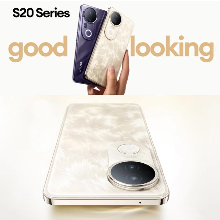 vivo S20, 8GB+256GB, Face ID / Screen Fingerprint Identification, 6.67 inch Android 15 Snapdragon 7 Gen 3 Octa Core, OTG, NFC, Network: 5G (Gold) - free shipping - PMc TechLife - Order now!