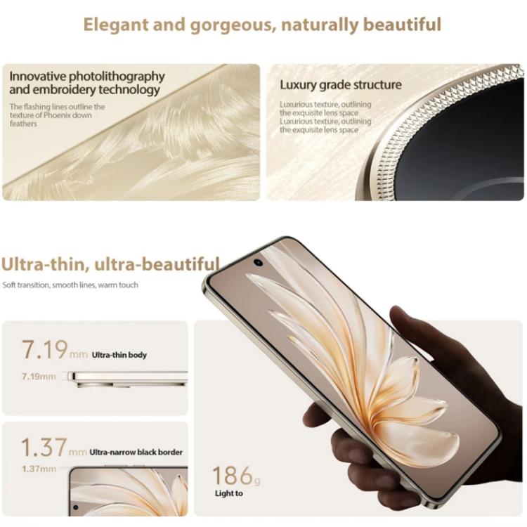 vivo S20, 8GB+256GB, Face ID / Screen Fingerprint Identification, 6.67 inch Android 15 Snapdragon 7 Gen 3 Octa Core, OTG, NFC, Network: 5G (Gold) - free shipping - PMc TechLife - Order now!