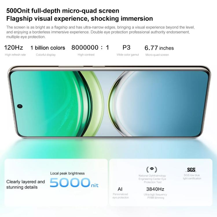 vivo Y300 Pro, 8GB+128GB, Face ID / Screen Fingerprint Identification, 6.77 inch Android 14 OriginOS 4 Snapdragon 6 Gen 1 Octa Core, OTG, Network: 5G (White) - free shipping - PMc TechLife - Order now!