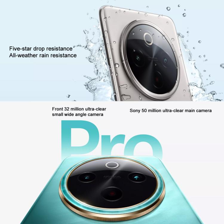 vivo Y300 Pro, 12GB+256GB, Face ID / Screen Fingerprint Identification, 6.77 inch Android 14 OriginOS 4 Snapdragon 6 Gen 1 Octa Core, OTG, Network: 5G (White) - free shipping - PMc TechLife - Order now!