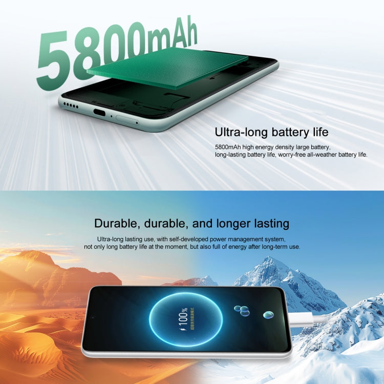 Honor X60, 12GB+512GB, Side Fingerprint, 6.8 inch MagicOS 8.0 Dimensity 7025-Ultra Octa Core, Network: 5G, OTG, Support Google Play (Green) - free shipping - PMc TechLife - Order now!