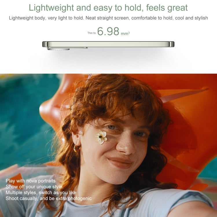 Huawei nova 13, 12GB+512GB, Screen Fingerprint Identification, 6.7 inch HarmonyOS 4.2, NFC, OTG, Not Support Google Play (White) - free shipping - PMc TechLife - Order now!