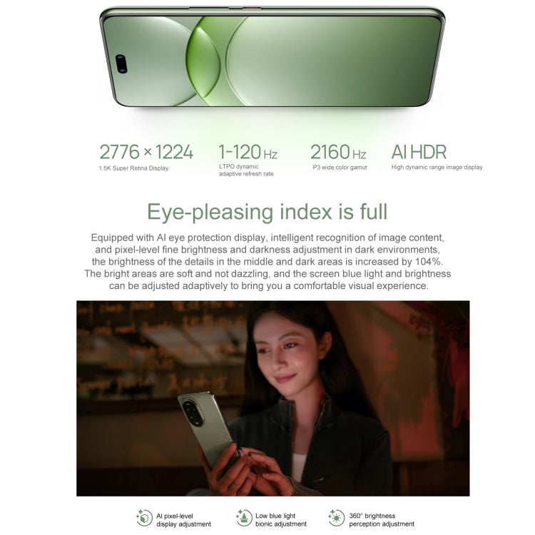 Huawei nova 13 Pro, 12GB+256GB, Screen Fingerprint Identification, 6.76 inch HarmonyOS 4.2, NFC, OTG, Not Support Google Play (Black) - free shipping - PMc TechLife - Order now!