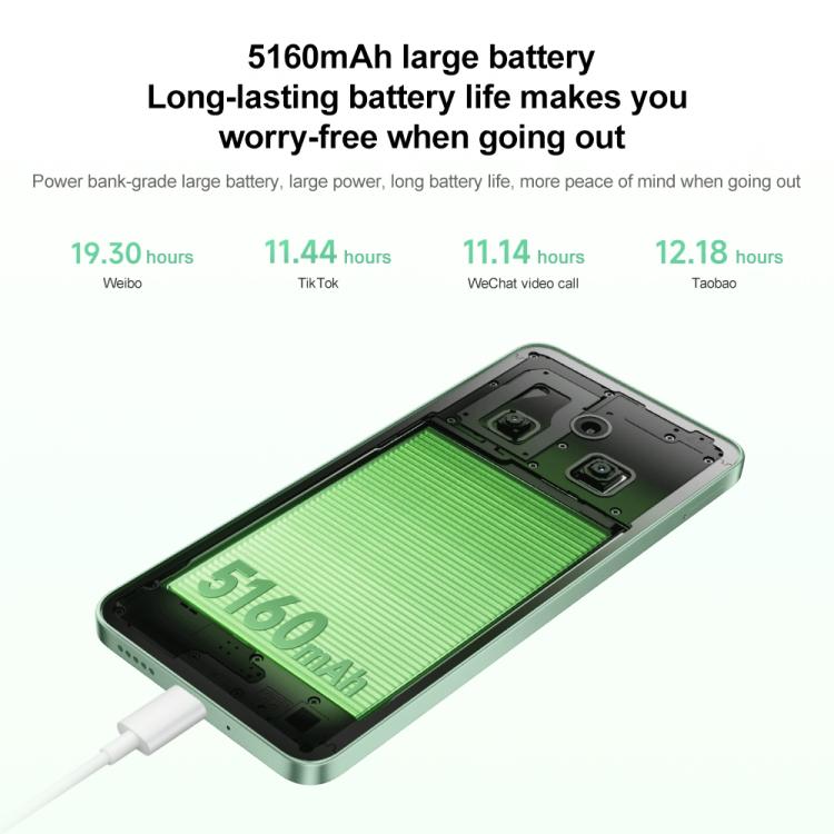 Xiaomi Redmi 14C, 6GB+128GB, 6.88 inch Xiaomi HyperOS MediaTek Helio G81-Ultra Octa Core, Network: 4G, Not Support Google Play (Green) - free shipping - PMc TechLife - Order now!