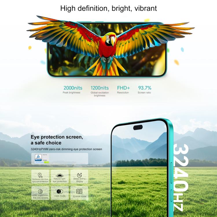 Honor Play9T Pro, 8GB+256GB, Screen Fingerprint, 6.7 inch MagicOS 8.0 Android 14.0 Dimensity 6080 Octa Core, Network: 5G, OTG, Not Support Google Play (White) - free shipping - PMc TechLife - Order now!