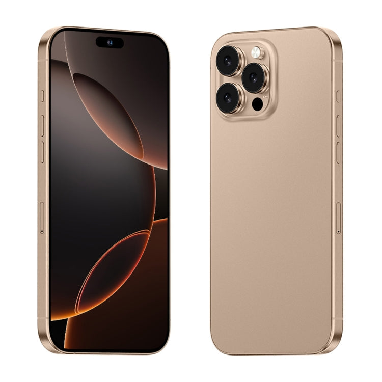 i16 Pro Max / A08, 3GB+32GB, 6.73 inch Screen, Face Identification, Android 8.1 MTK6753 Octa Core, Network: 3G, Dual SIM, AU Plug (Gold) -  by PMC Jewellery | Online Shopping South Africa | PMC Jewellery | Buy Now Pay Later Mobicred