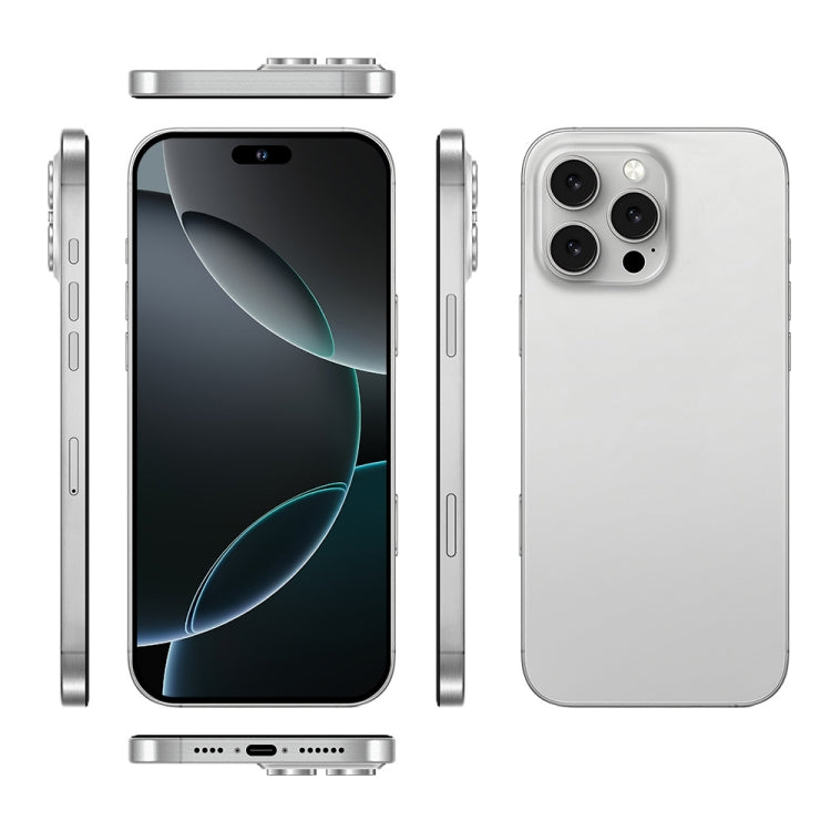 i16 Pro Max / A08, 3GB+32GB, 6.73 inch Screen, Face Identification, Android 8.1 MTK6753 Octa Core, Network: 3G, Dual SIM, EU Plug (White) - free shipping - PMC Jewellery - Order now!