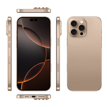 i16 Pro Max / A08, 3GB+32GB, 6.73 inch Screen, Face Identification, Android 8.1 MTK6753 Octa Core, Network: 3G, Dual SIM, UK Plug (Gold) -  by PMC Jewellery | Online Shopping South Africa | PMC Jewellery | Buy Now Pay Later Mobicred